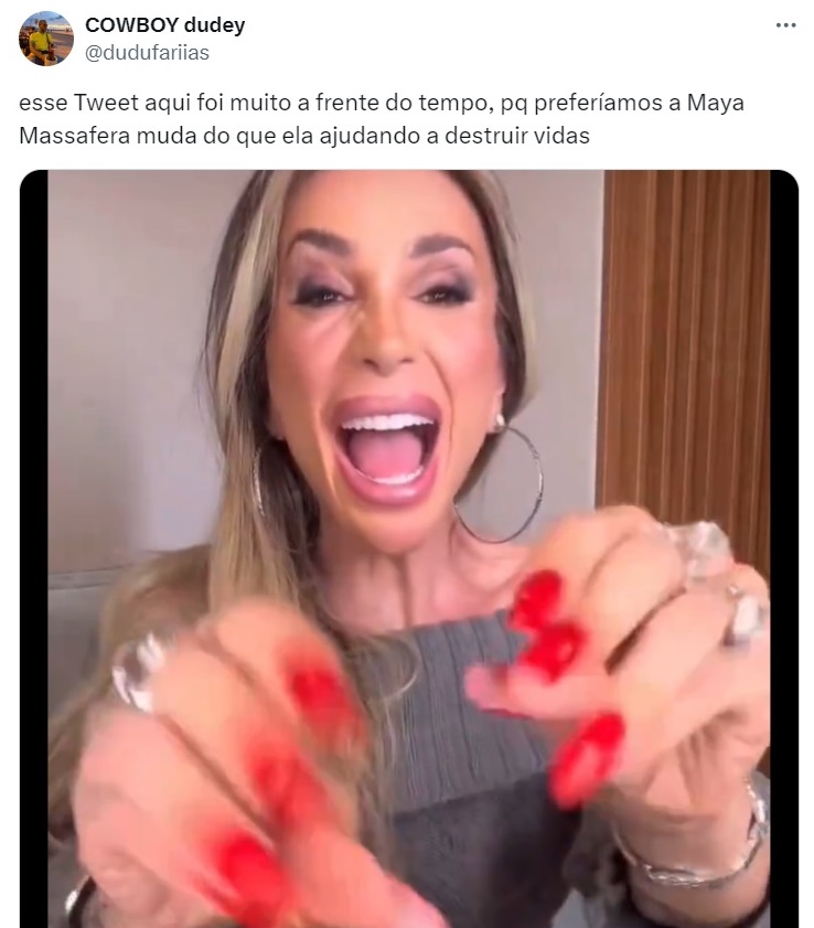 Maya Massafera finalmente fala 