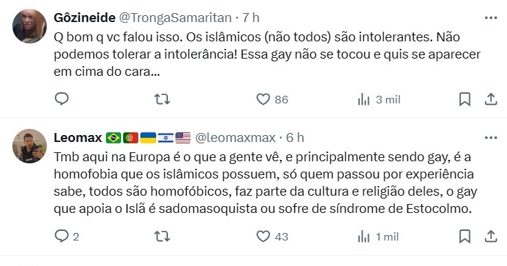 Muçulmanos e gays no Twitter